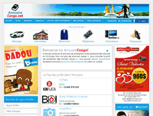 Tablet Screenshot of annuairecongo.net